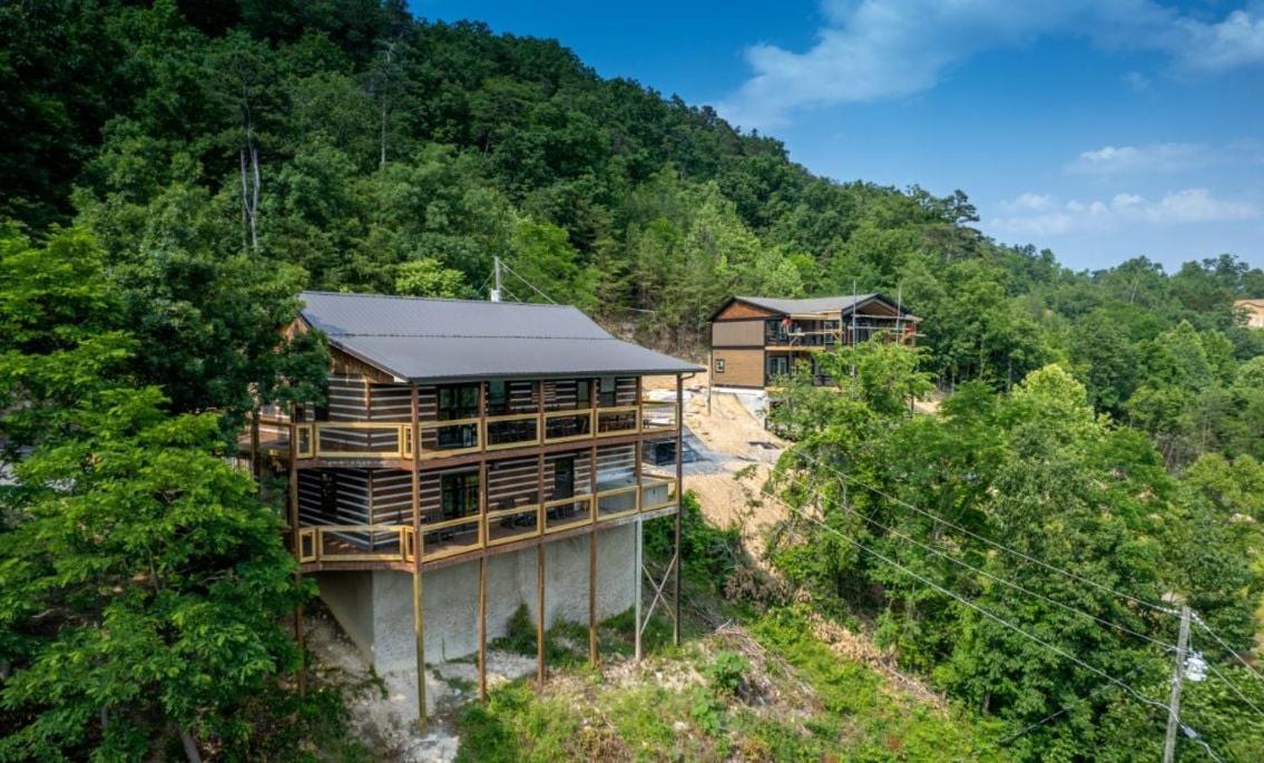 Smoky View With A Twist Villa Pigeon Forge Bagian luar foto
